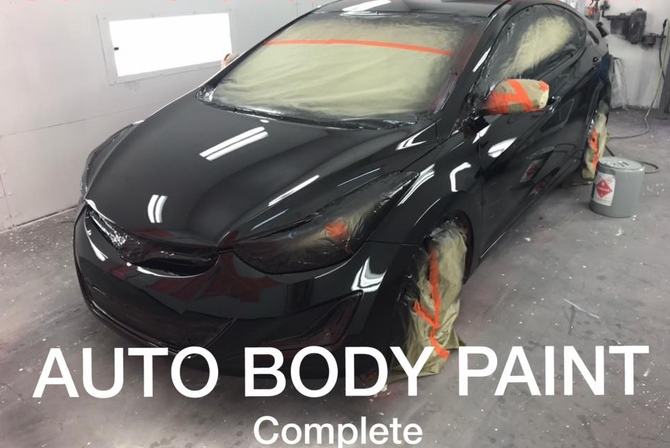Complete auto body paint service — professional paint booth Las Vegas